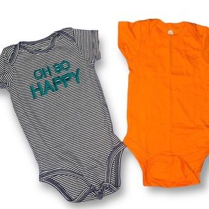 Four onesies by Wonder Nation